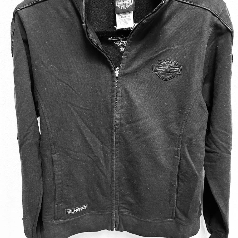 Harley-Davidson Charcoal Zip-Up Jacket